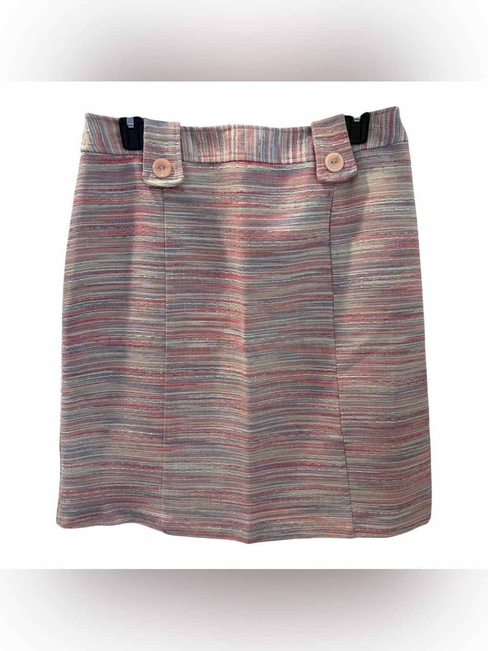 Vintage Giorgio Fiorlini Pastel Tweed Woven Y2K Skirt size 10